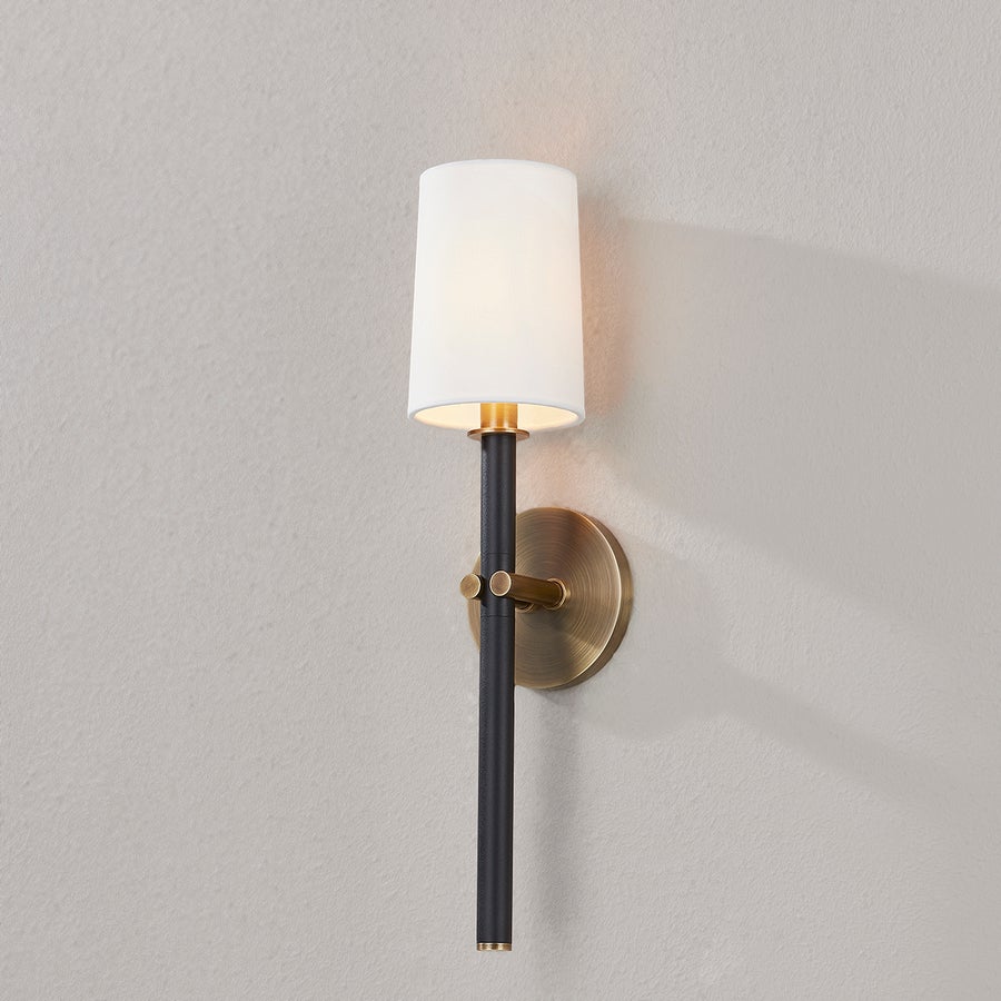 Troy Lighting BELVEDERE Wall Sconce — B2819-PBR/TBK