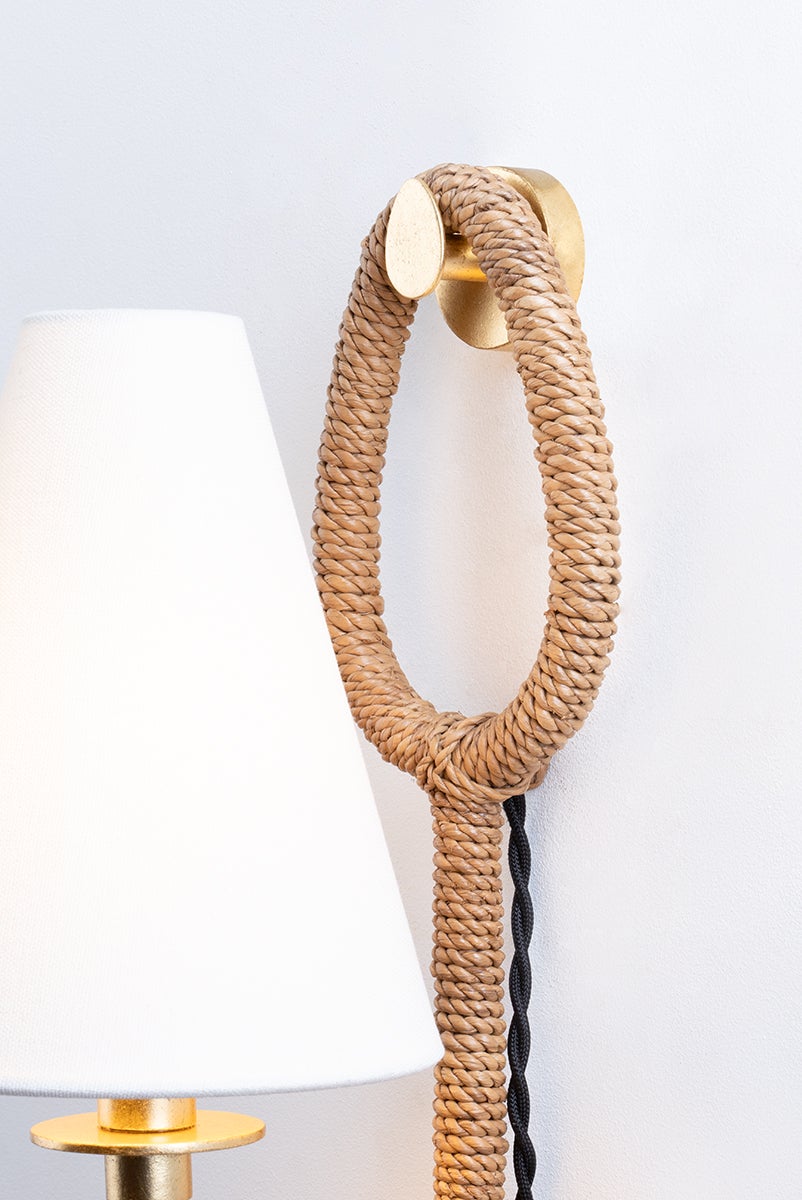 Troy Lighting DEAVER Plug-in Sconce — PTL1215-VGL