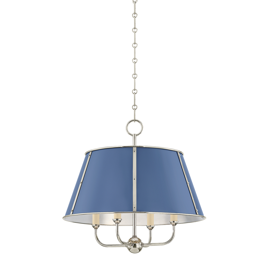 Hudson Valley Lighting Cambridge Chandelier — MDS120-PN/FBL