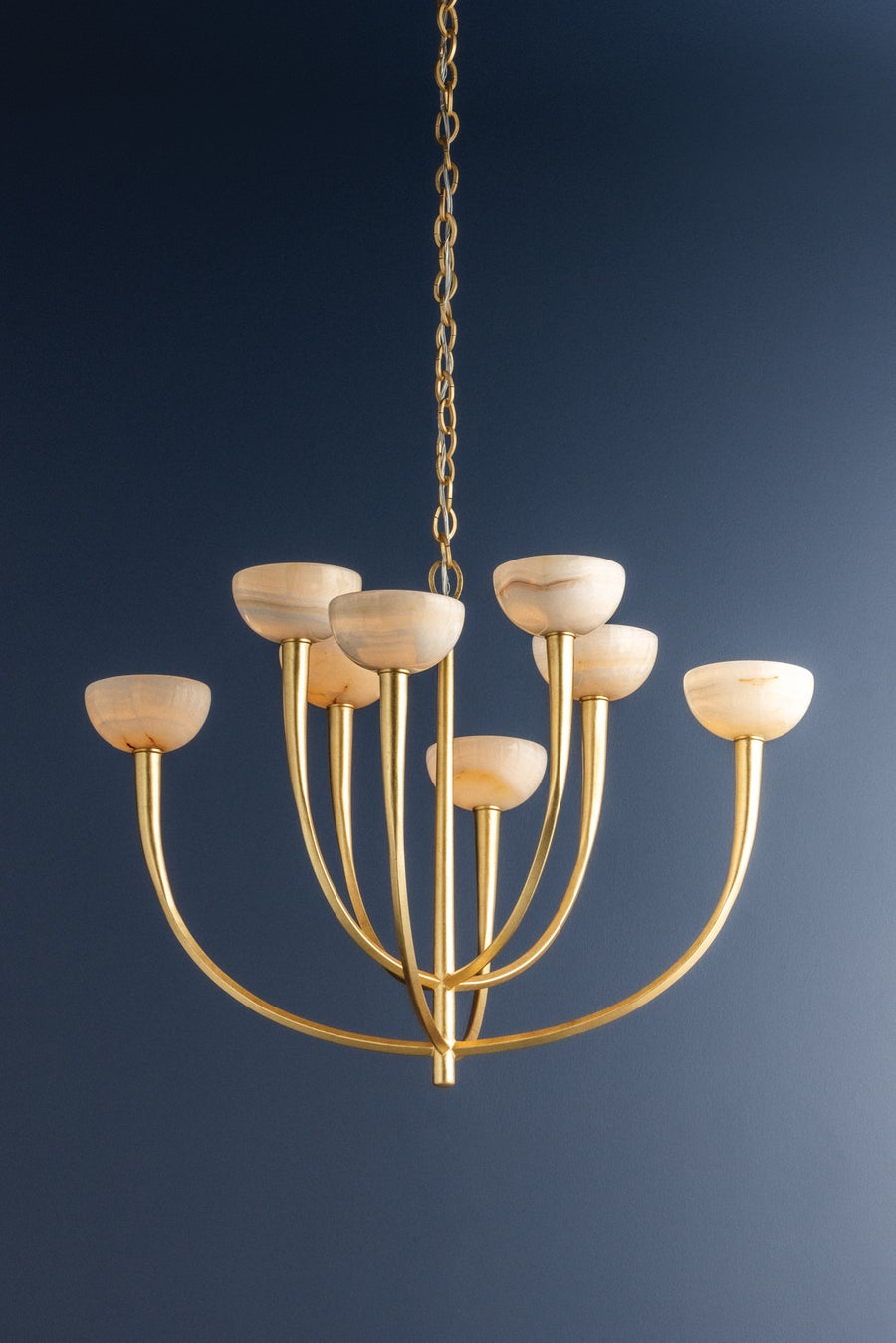 Hudson Valley Lighting Maywood Chandelier — Vintage Gold Leaf