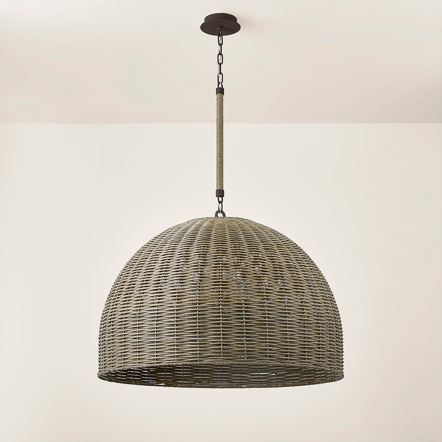 Troy Lighting Huxley Exterior Pendant — F2034-TBZ