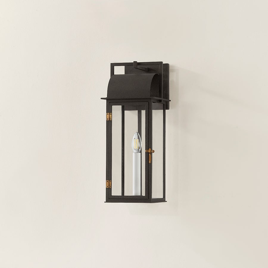 Troy Lighting Bohen Exterior Wall Sconce — B2219-FRN/PBR
