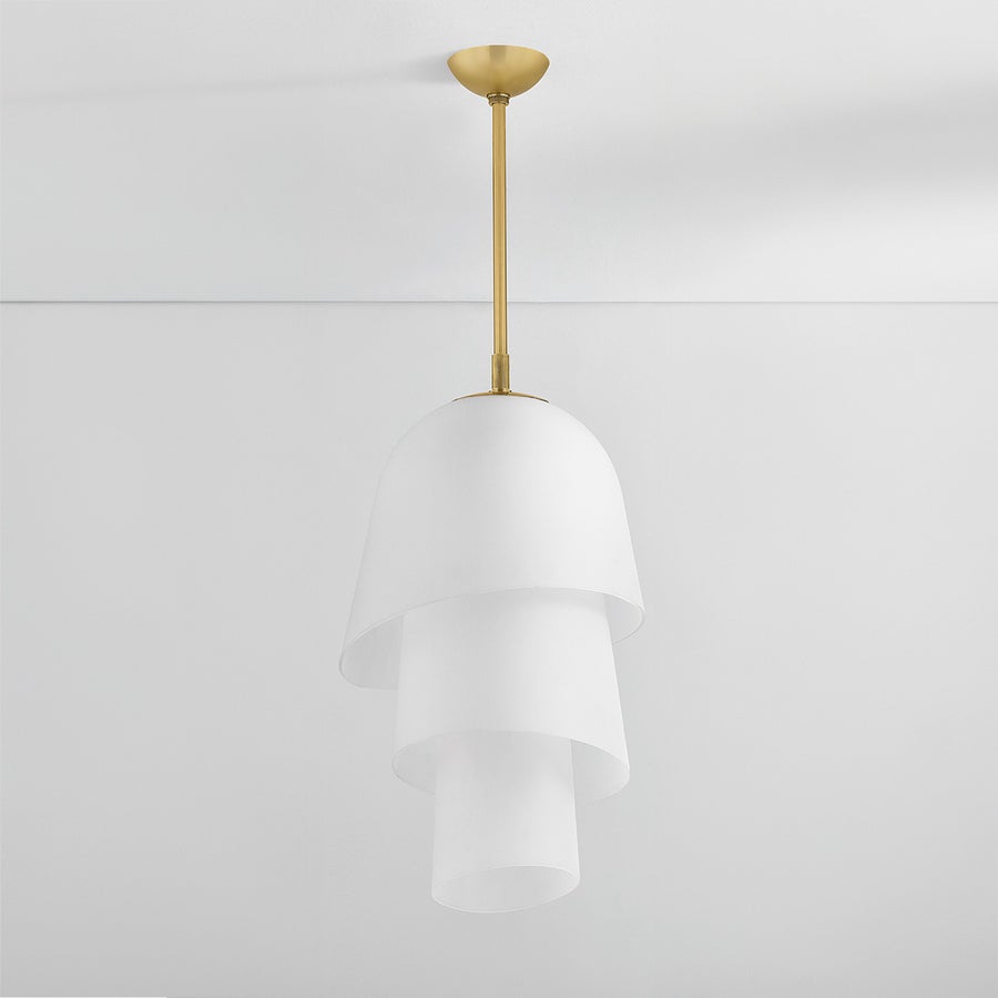Corbett Lighting HELA PENDANT — 470-18-VB