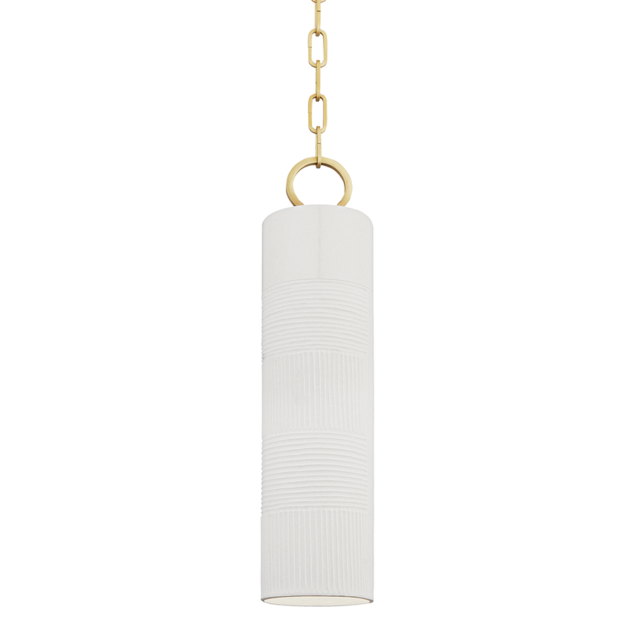 Hudson Valley Lighting Brookville Pendant — 2384-AGB/WH