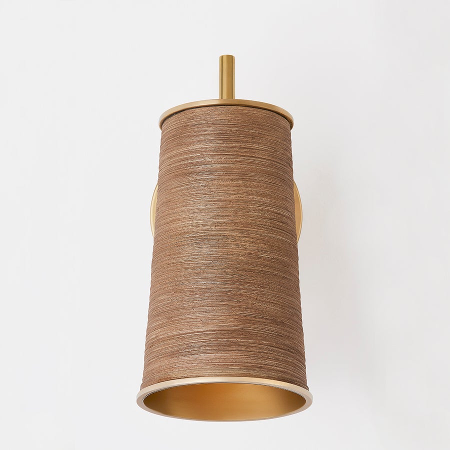 Hudson Valley Lighting DELRAN Wall Sconce — Aged Brass
