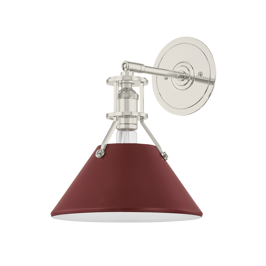Hudson Valley Lighting Painted No. 2 Wall Sconce — MDS350-PN/CRN