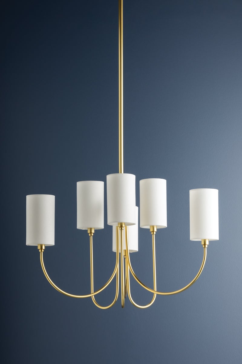 Hudson Valley Lighting Harlem Chandelier — Aged Brass