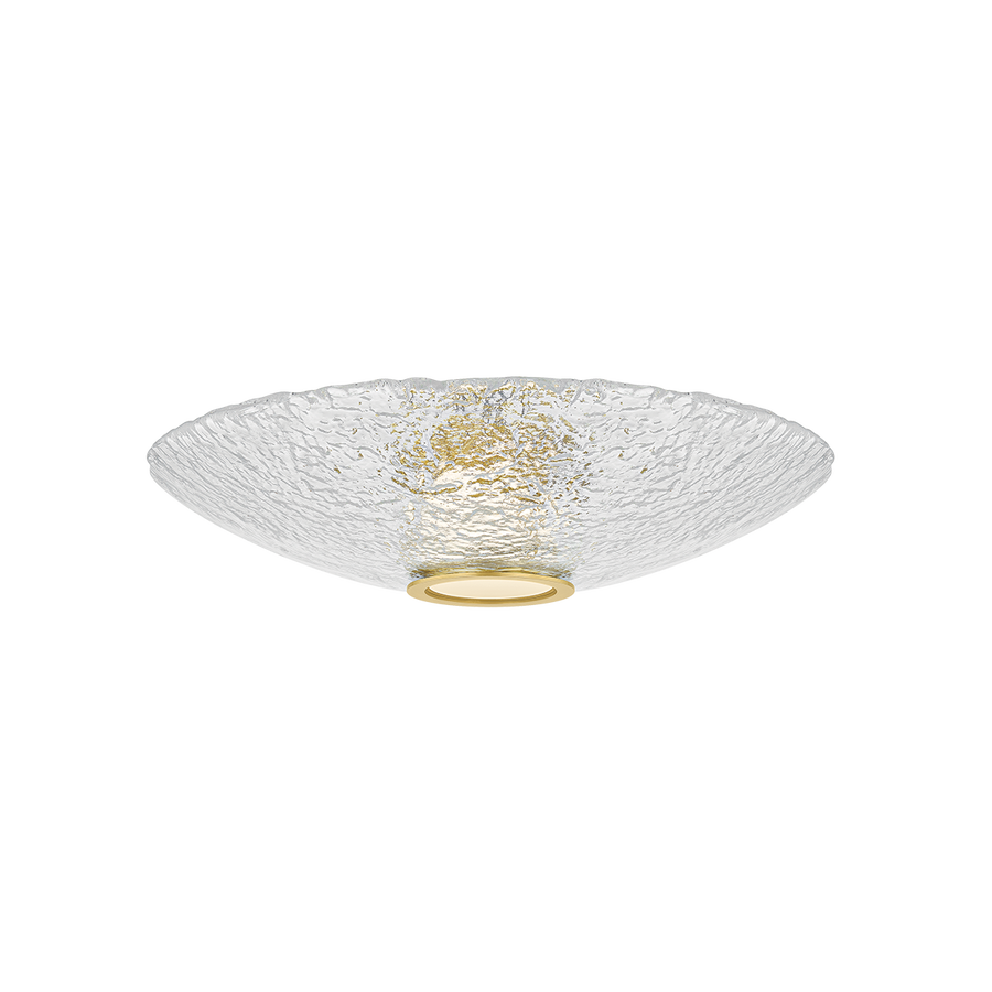 Hudson Valley Lighting NEW HAVEN Flush Mount — Aged Brass