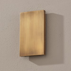 Thayne Exterior Wall Sconce in PATINA BRASS thumbnail 2