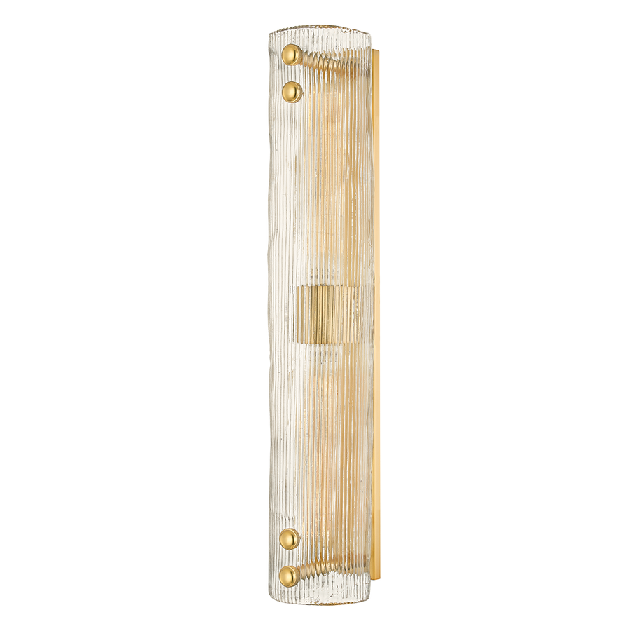 Hudson Valley Lighting Prospect Park Wall Sconce — Aged Brass