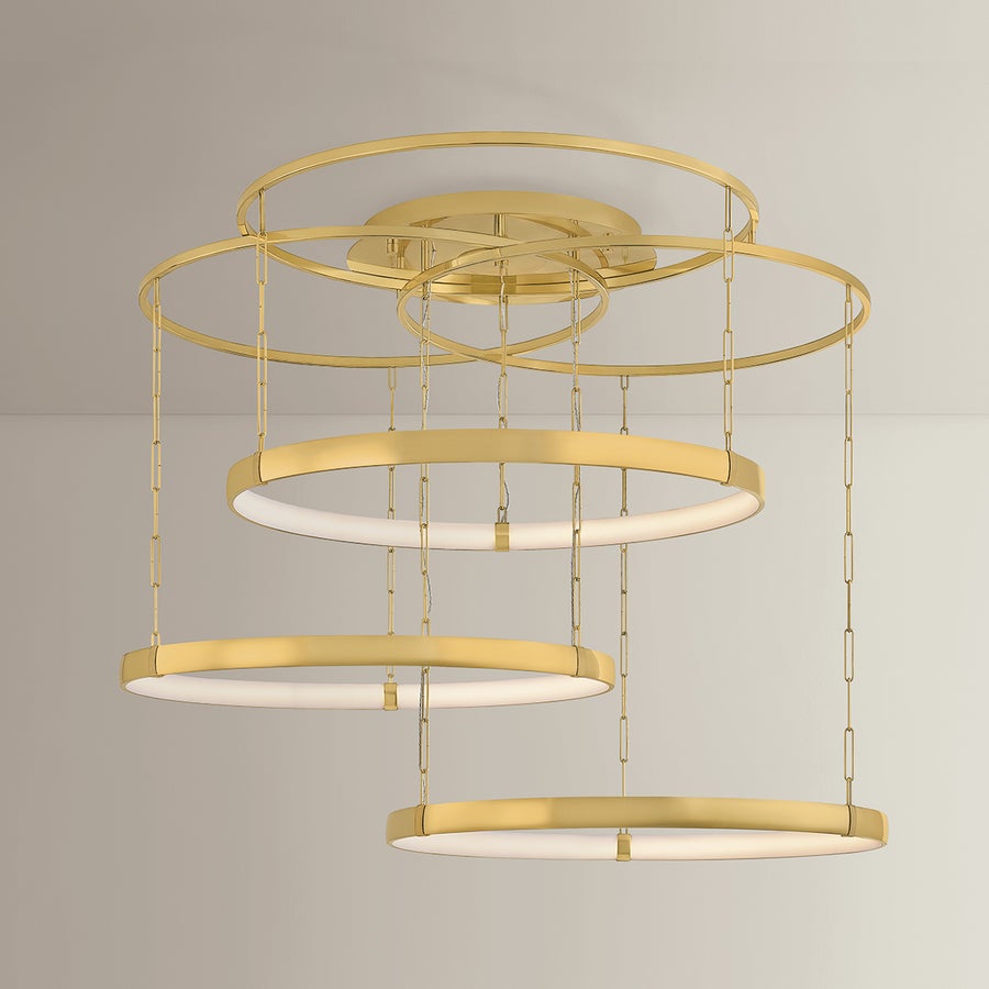 Corbett Lighting Chiasso Chandelier — 537-56-VPB