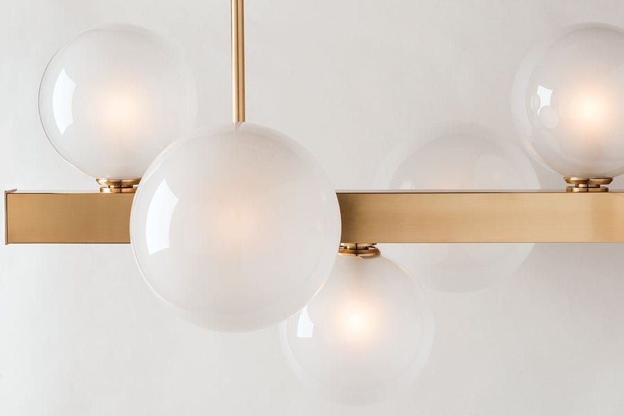 Hudson Valley Lighting Hinsdale Linear — Aged Brass