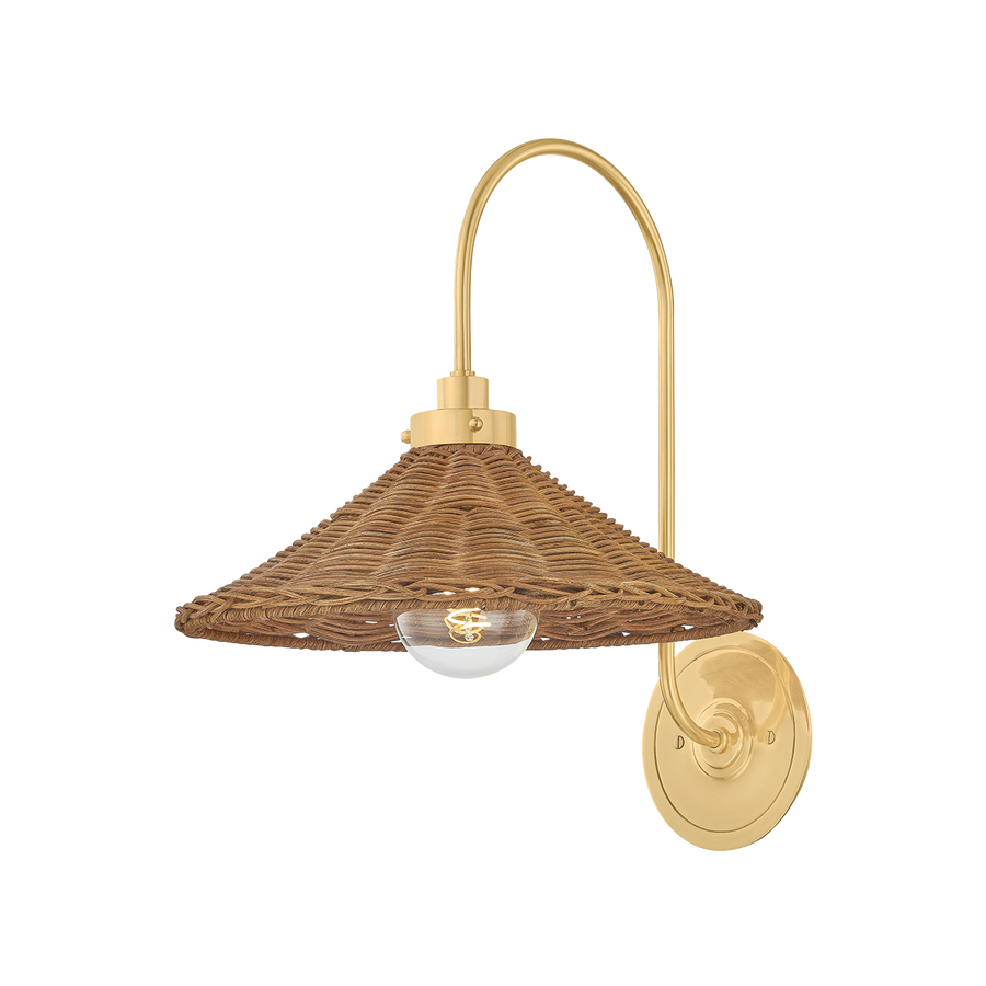 Hudson Valley Lighting Kensington Wall Sconce — Aged Brass