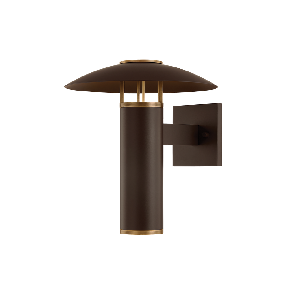 Troy Lighting Birk Exterior Wall Sconce — B7912-PBR/BRZ