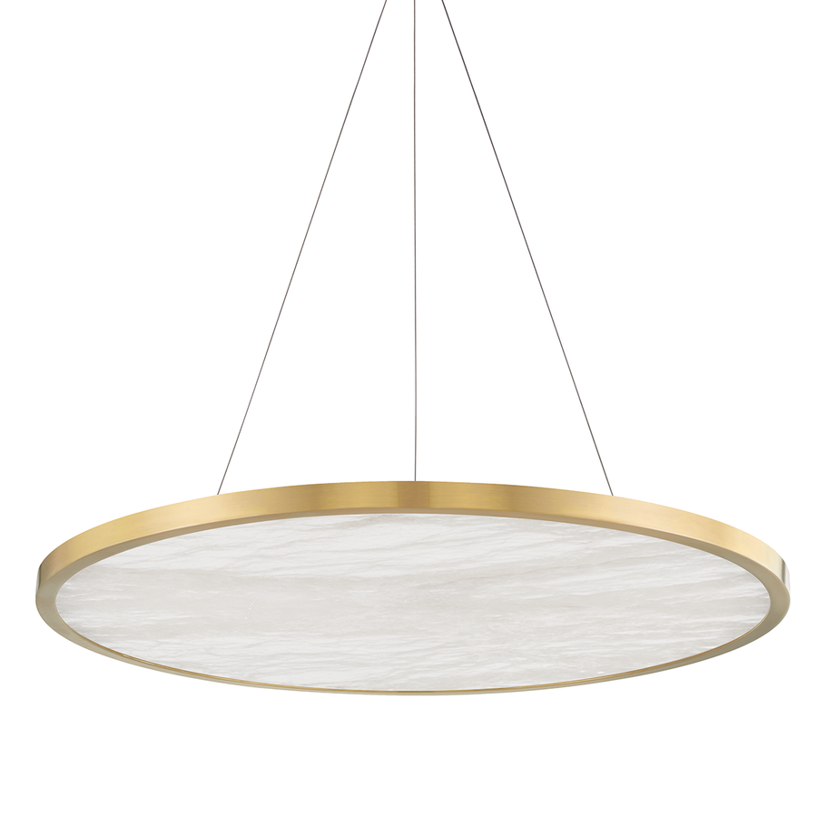 Hudson Valley Lighting Eastport Chandelier — Aged Brass