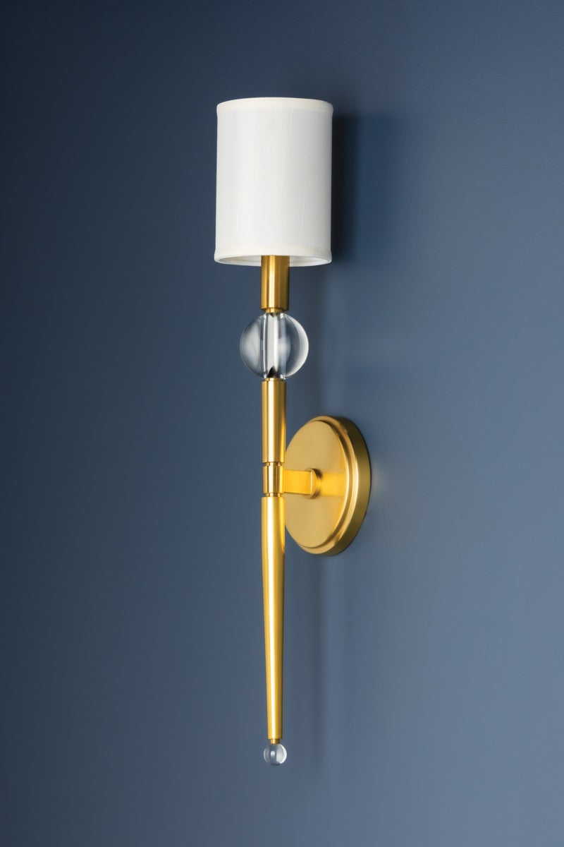 Hudson Valley Lighting Rockland Wall Sconce — Aged Brass