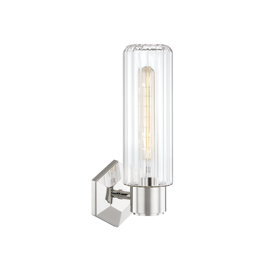 Hudson Valley Lighting Roebling Wall Sconce — Polished Nickel