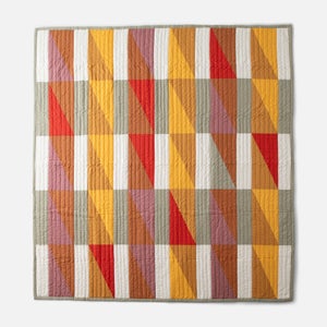 Modern Rooftops Quilt in Multicolor thumbnail 3
