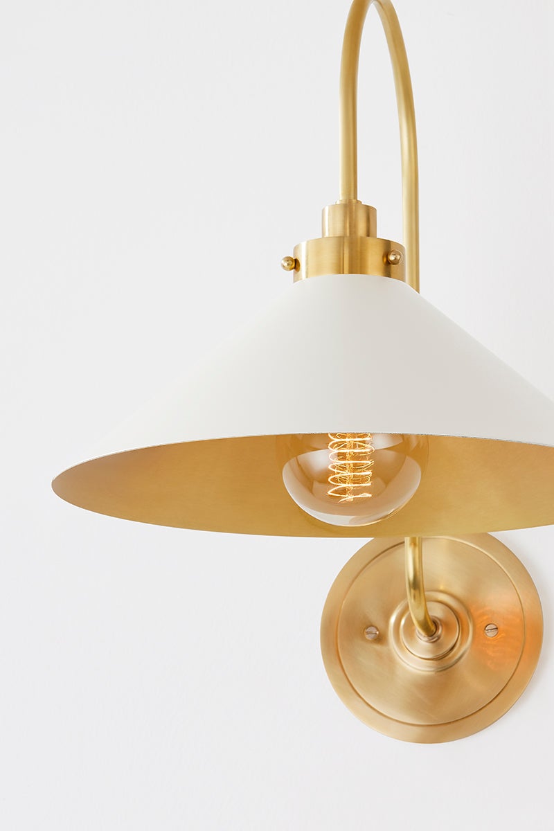 Hudson Valley Lighting CLIVEDON Wall Sconce — MDS1400-AGB/OW