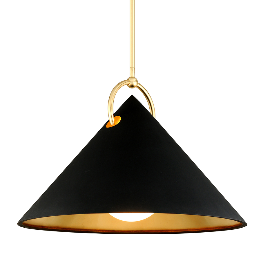 Corbett Lighting Charm Pendant — 289-43-GL/SBK