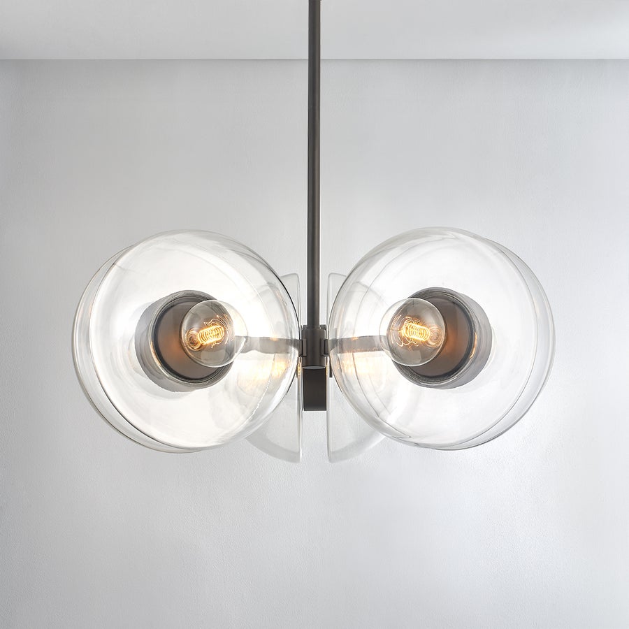 Hudson Valley Lighting Kert Chandelier — Black Bronze