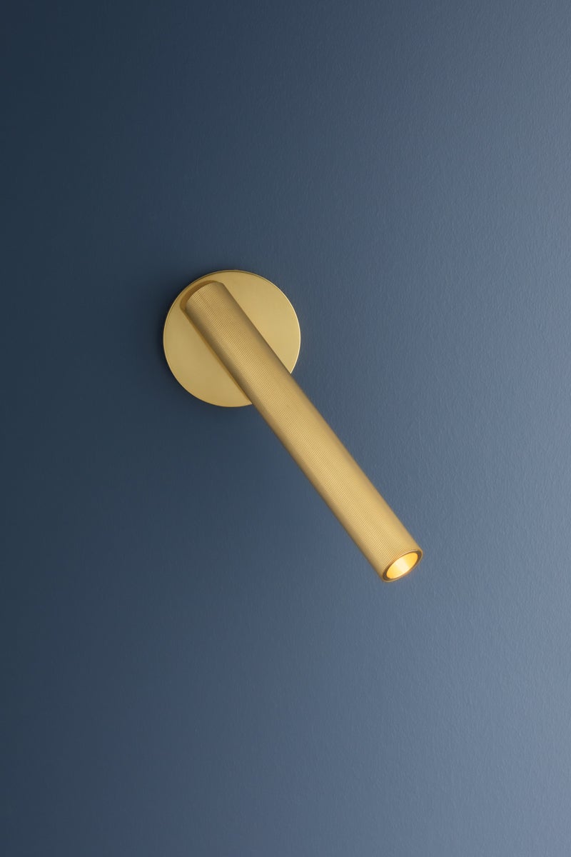 Hudson Valley Lighting SIMEON Wall Sconce — Aged Brass