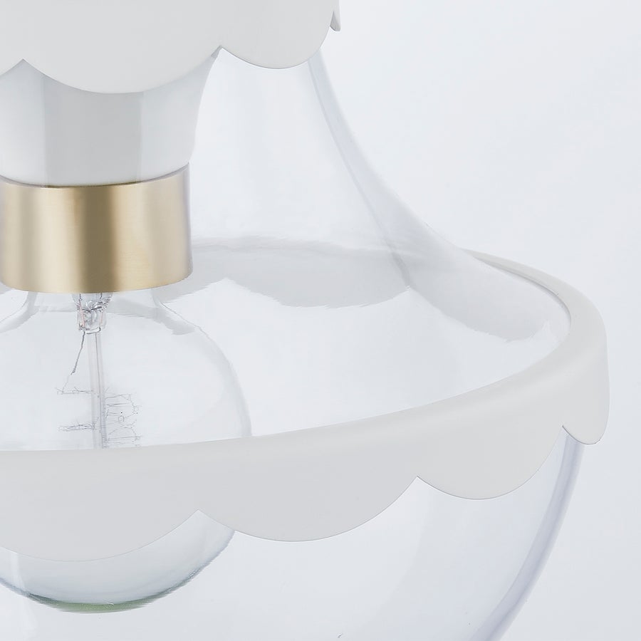Mitzi Alaina Semi Flush — H668601-AGB/SCR