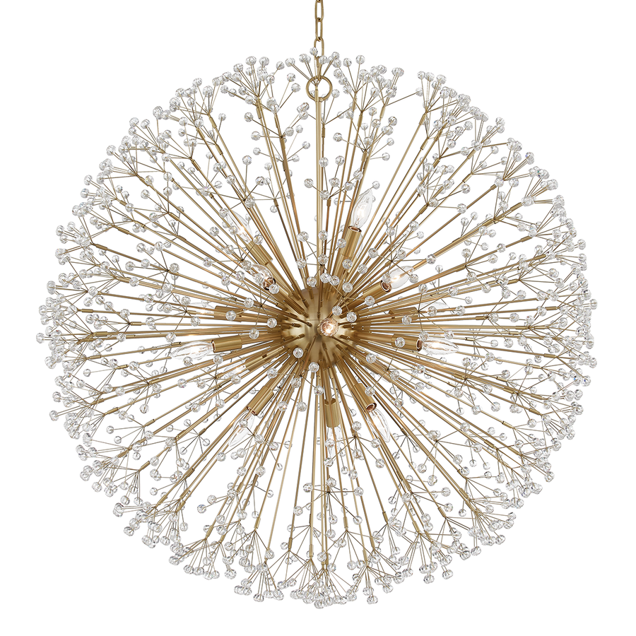 Hudson Valley Lighting Dunkirk Chandelier — Aged Brass