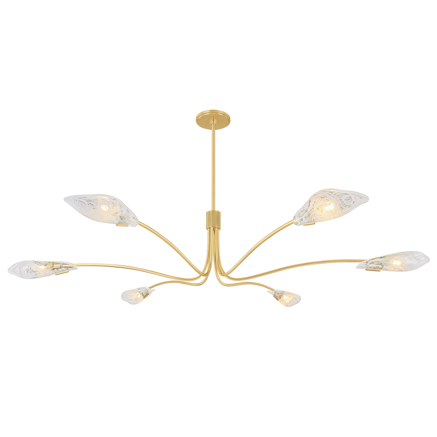 Hudson Valley Lighting Tenafly Chandelier — Aged Brass