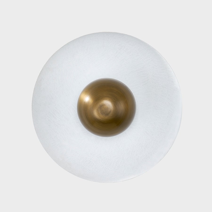 Troy Lighting NOAH Flush Mount — C1814-PBR/GSW