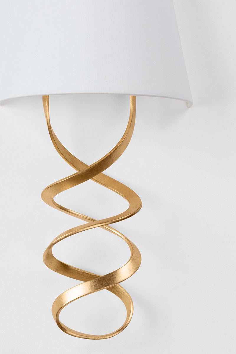 Hudson Valley Lighting DOTA Wall Sconce — Vintage Gold Leaf