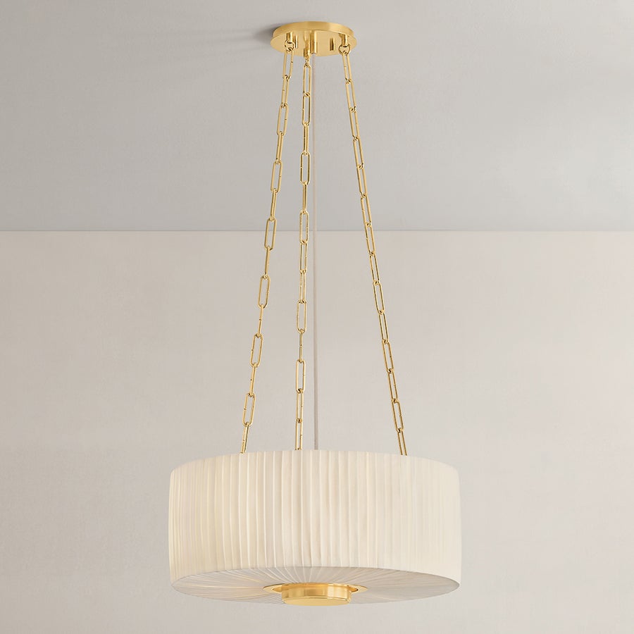 Hudson Valley Lighting Camby Pendant — Aged Brass