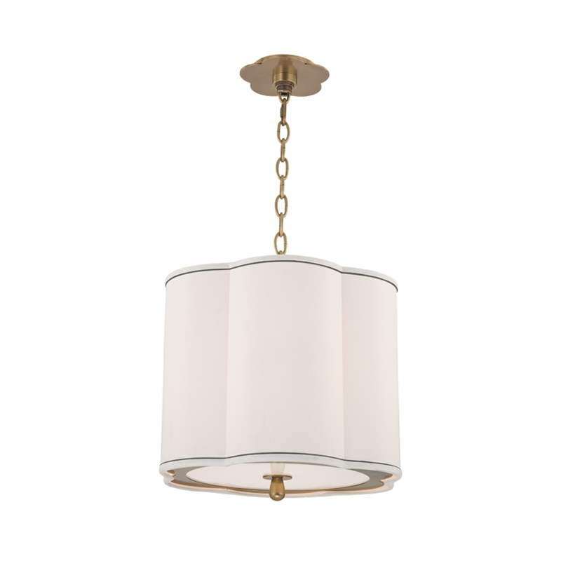 Hudson Valley Lighting Sweeny Pendant — Aged Brass