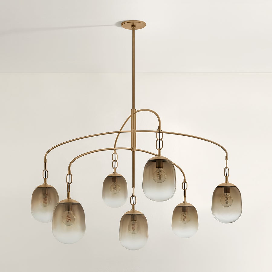 Troy Lighting HARVEY CHANDELIER — F2559-PBR
