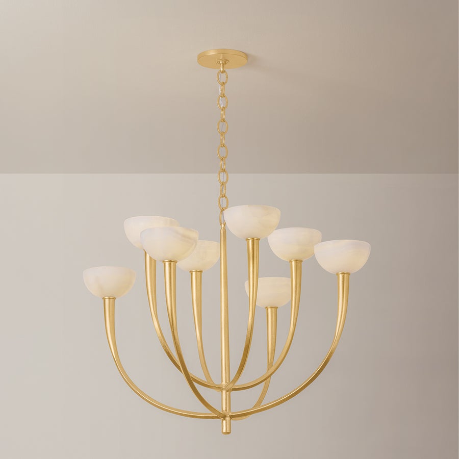 Hudson Valley Lighting Maywood Chandelier — Vintage Gold Leaf