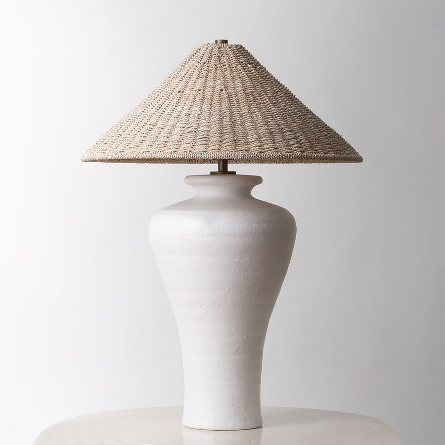 Troy Lighting Pezante TABLE LAMP — PTL1029-PBR/CLW