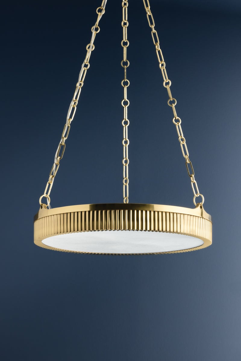 Hudson Valley Lighting Lynden Chandelier — Aged Brass