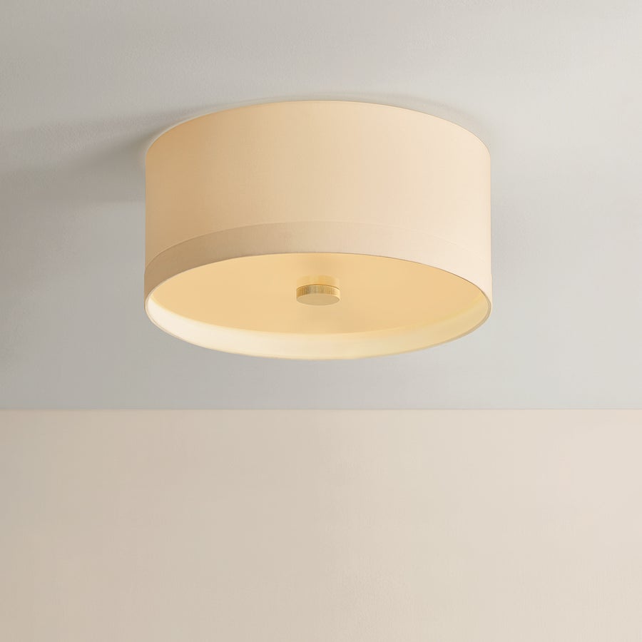 Hudson Valley Lighting Ashland Flush Mount — Aged Brass