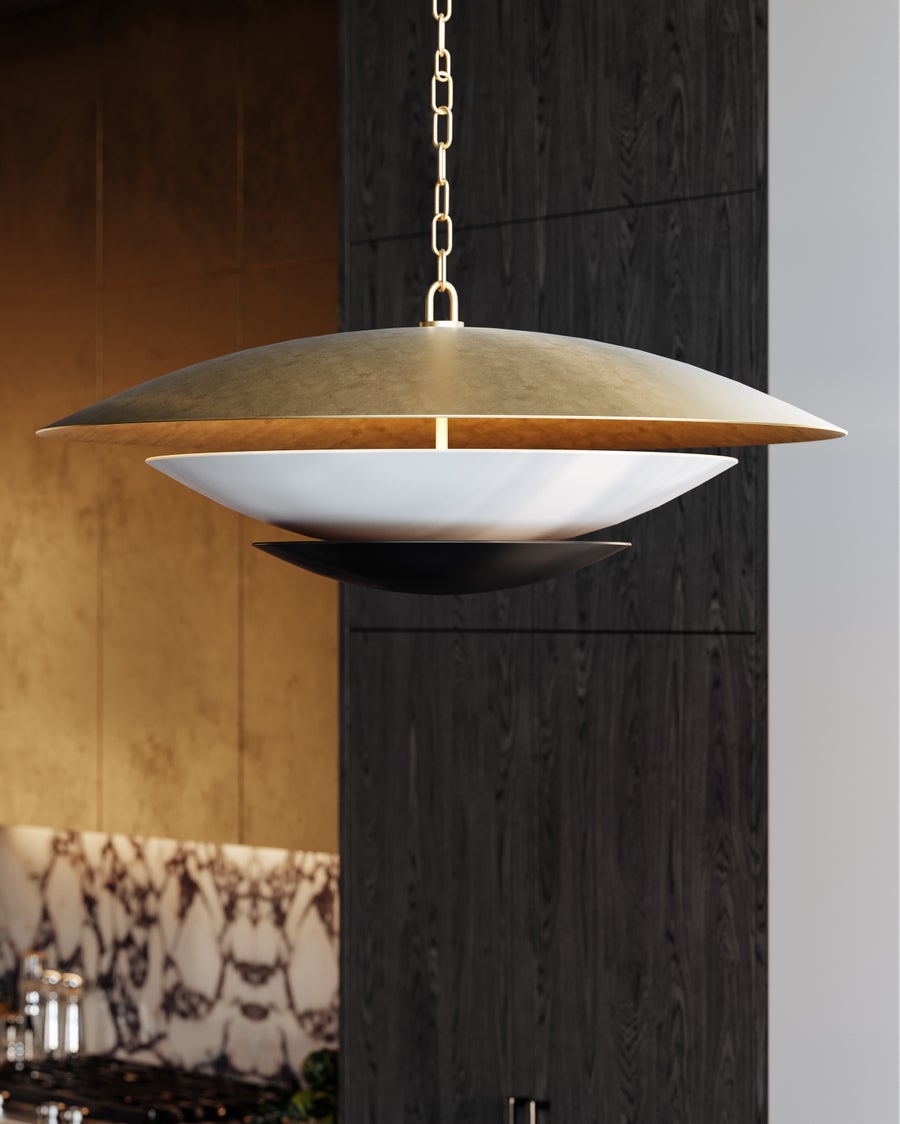 Corbett Lighting Adara Chandelier — 413-36-VGL/SBK
