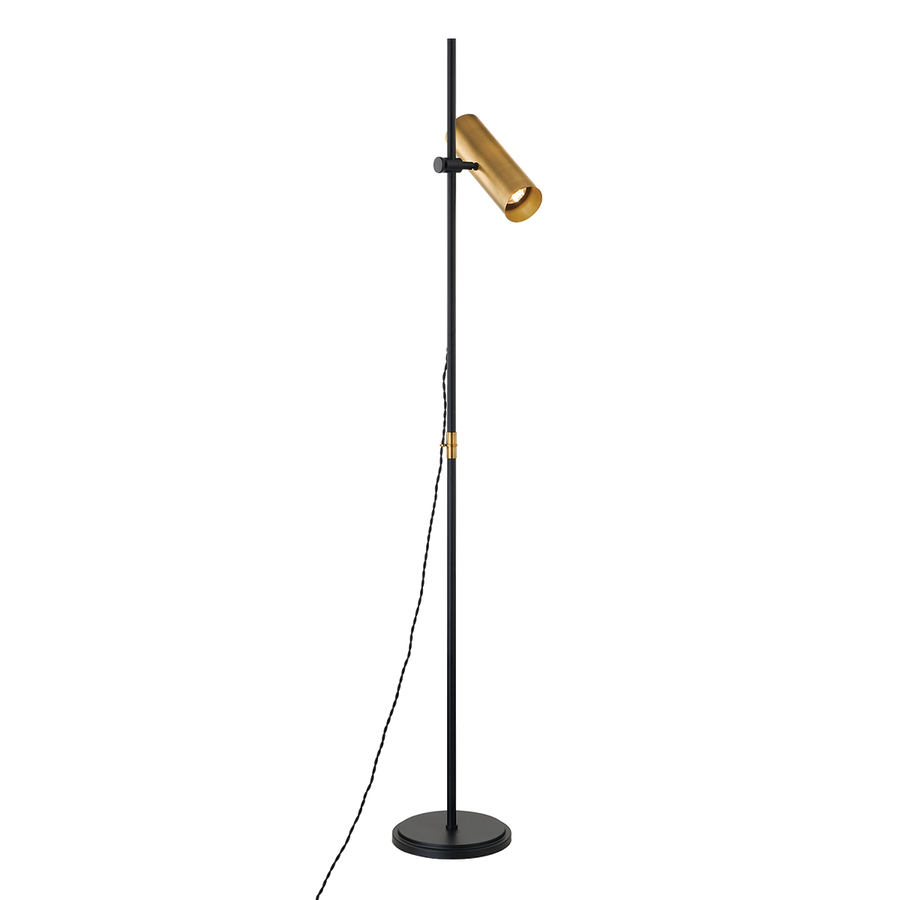 Troy Lighting Quinn Floor Lamp — PFL9665-PBR/SBK