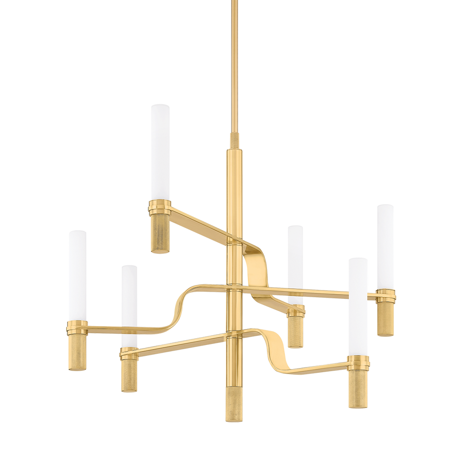 Hudson Valley Lighting ALLENTOWN Chandelier — Aged Brass