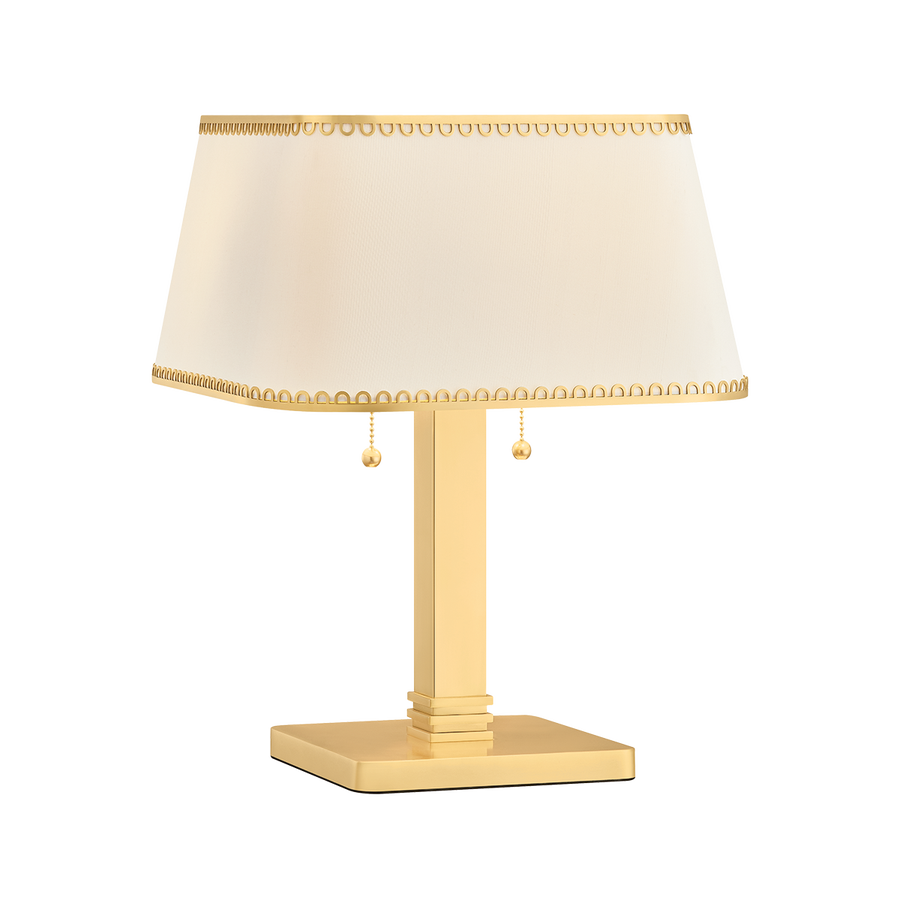 Hudson Valley Lighting Claude Table Lamp — Aged Brass