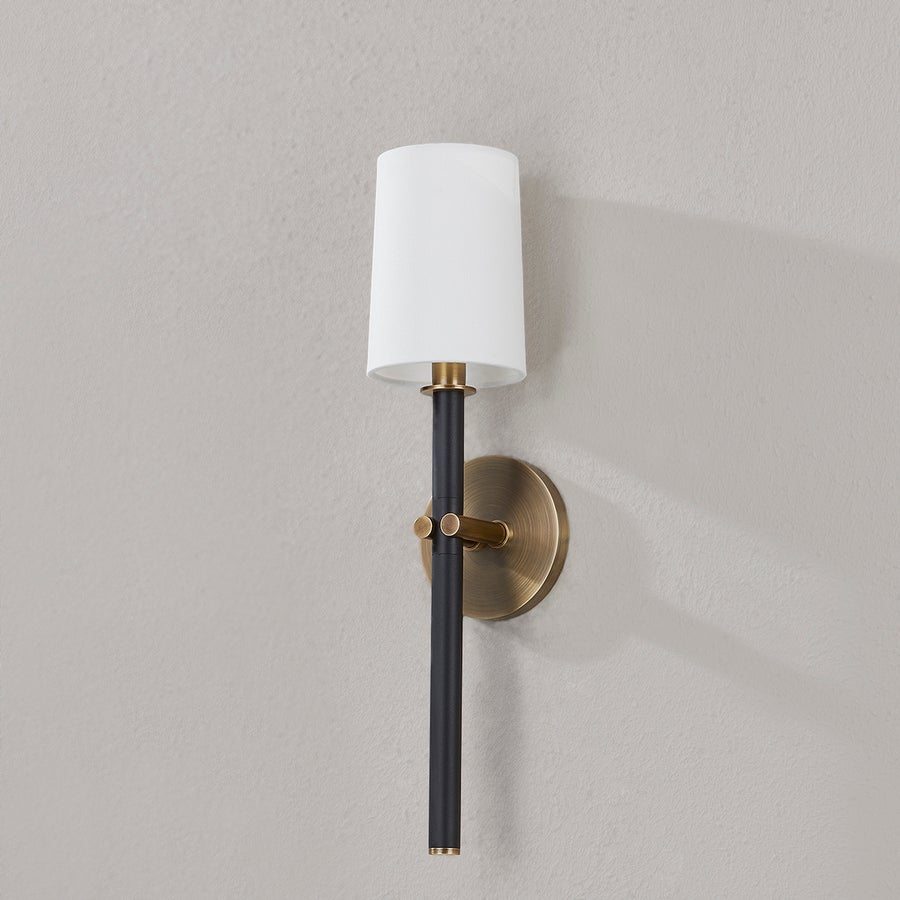 Troy Lighting BELVEDERE Wall Sconce — B2819-PBR/TBK