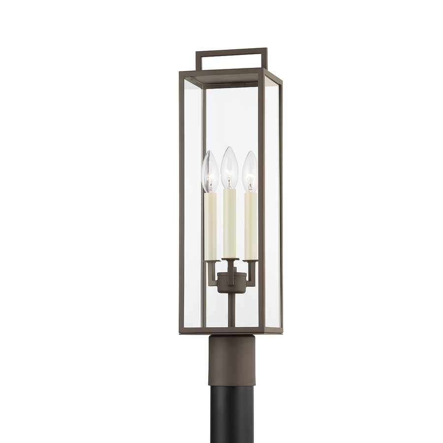 Troy Lighting Beckham Exterior Post — P6385-TBZ
