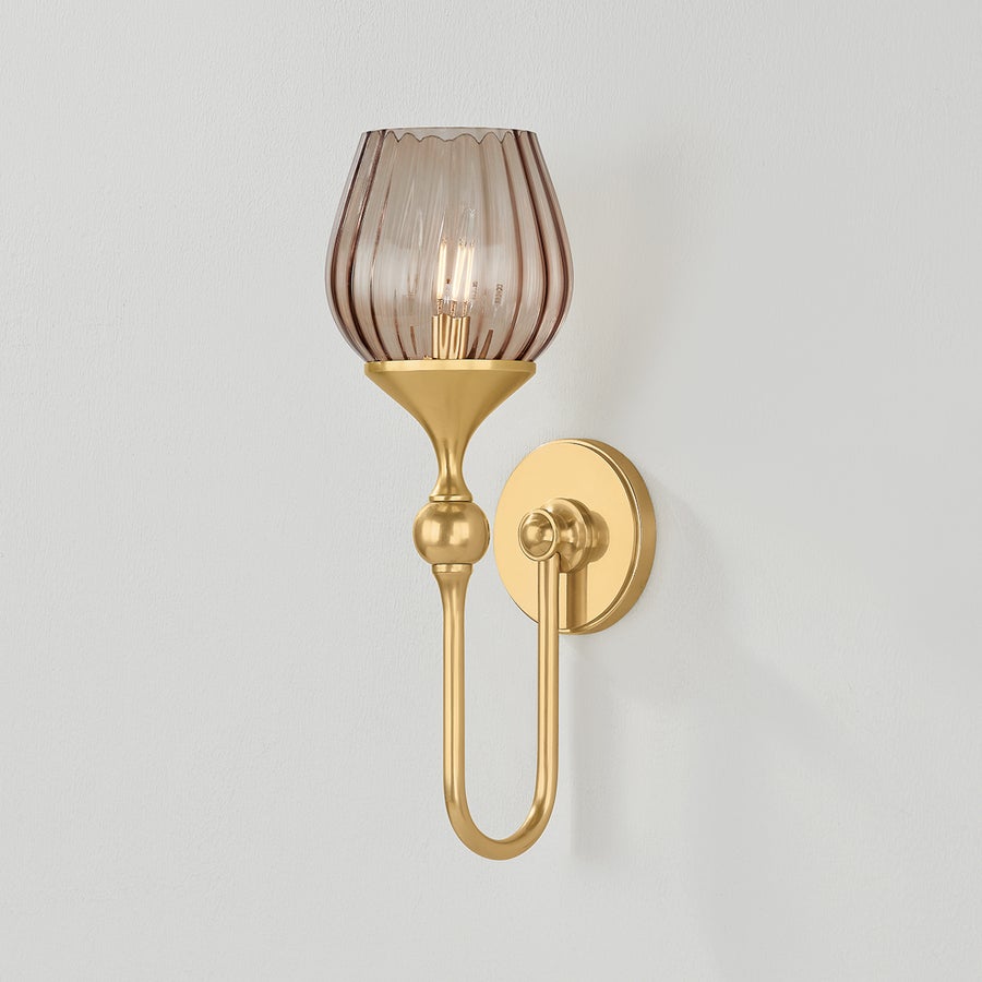Hudson Valley Lighting CHATTON Wall Sconce — Aged Brass