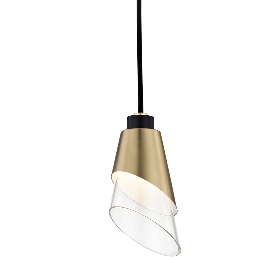Mitzi Angie Pendant — H130701-AGB/BK