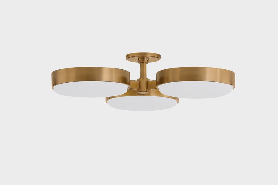Troy Lighting RORY Semi Flush — C1330-PBR