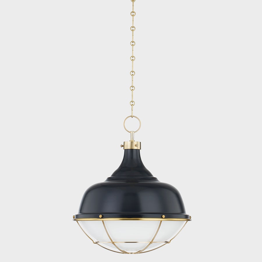 Hudson Valley Lighting HOLKHAM Pendant — MDS1502-AGB/DBL