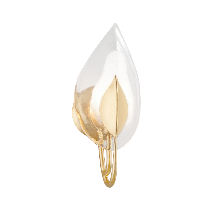 Hudson Valley Lighting Blossom Wall Sconce — Gold Leaf