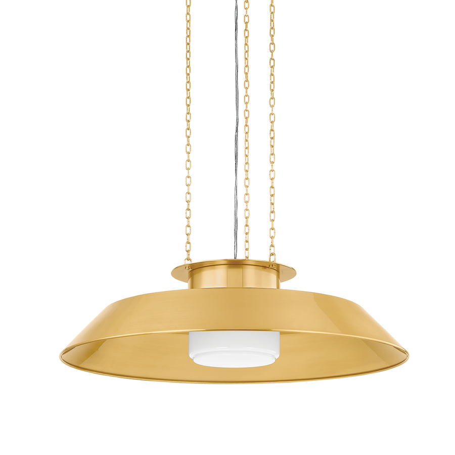 Hudson Valley Lighting WOODROW Pendant — Aged Brass